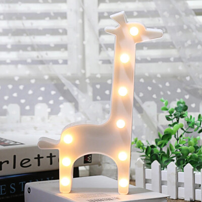 

Cute LED Neon Lamp Living Room Bedroom Desktop Decorative Light White Deer