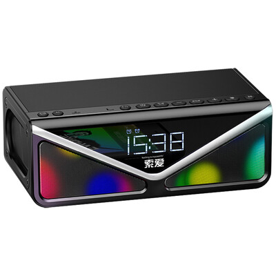 

Sony Ericsson soaiy -89 AI speaker voice smart speaker wireless Bluetooth audio portable overweight subwoofer outdoor mobile phone mini stereo black