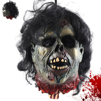 

Halloween Cut Off Head In Chains Prop
