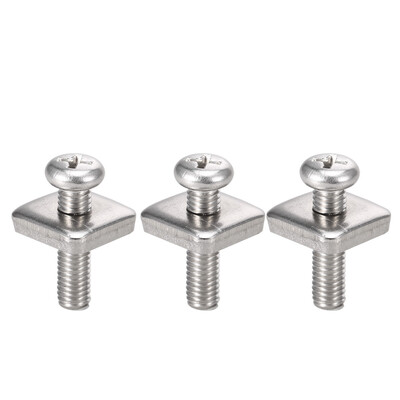 

SUP Fin Screws Stainless Steel Longboard Fin Screws&Plate 2 3 Packs
