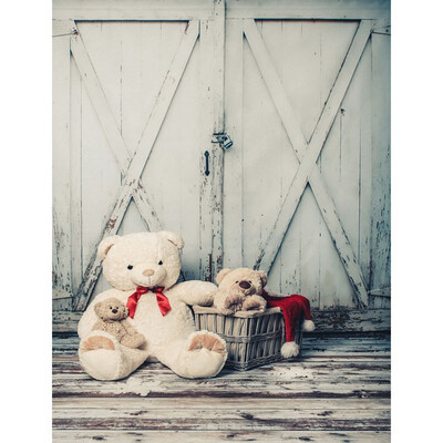 

Bear Family Photo Backdrop 57FT Vinyl Fabric Cloth Digital Printing Photo Background s-2386