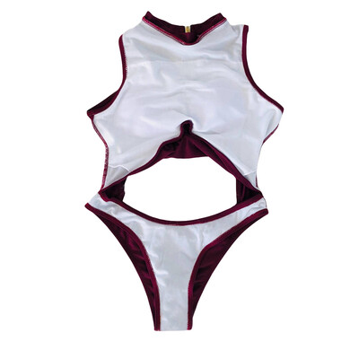 

Sexy Women One Piece Swimsuit Swimwear High Neck Monokini Backless Bathing Suit