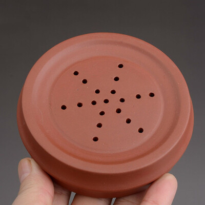 

Yixing Zisha Clay Bamboo Tube Shaped Gongfu Teapot Cushion Teacup Coaster Red
