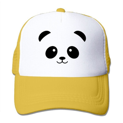 

SHINENGST Panda Glitter Mesh Trucker CapsHats Adjustable For Unisex Black
