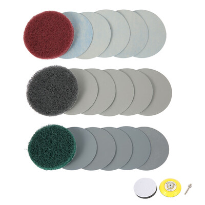 

Car Lights Polishing Restoration set Headlights Repair Sanding Discs Pad M16 Drill Adapter