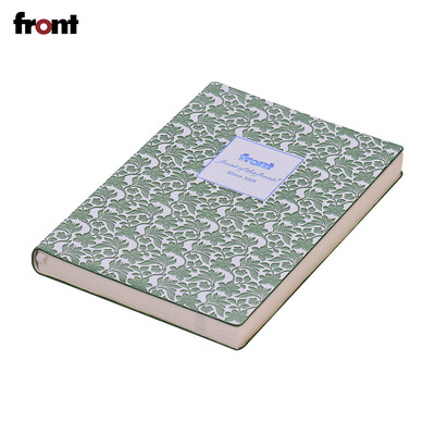 

front Flowers Pattern B6 Notebook PU Leather Cover BlankPlain Paper Portable Writing & Sketching & Doodling Notepad Perfect for T