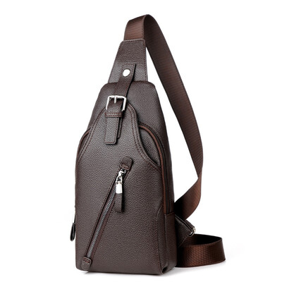 

New pattern Man Leisure time Retro fashion Chest pack Single shoulder bag