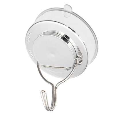 

UpperX Premium Suction Cup Hook with Plating Vacuum Traceless Hooks for Smooth Wall Shower Kitchen Window Bathroom Hook 2pcs