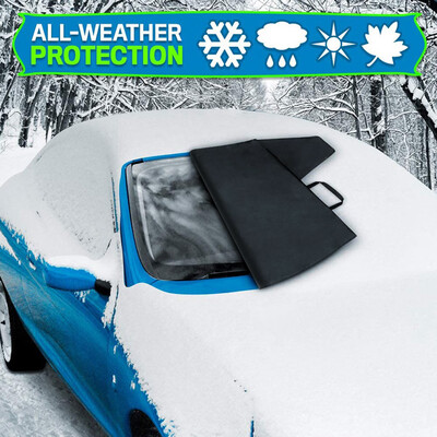 

Willstar 1PCS Car Windshield Snow Cover Magnetic Windscreen Cover with Side Wing Frost Guard-725 ft- 1PCS-725 ft