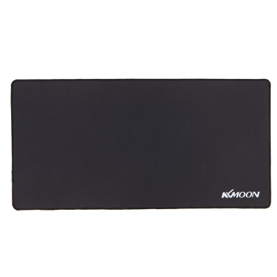 

KKmoon 9003002mm Large Size Plain Black Extended Water-resistant Anti-slip Rubber Speed Gaming Game Mouse Mice Pad Desk Mat