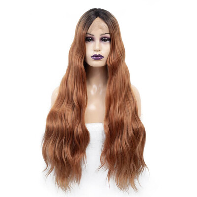 

YYONG Synthetic Hair Long Wavy Cosplay Wigs T1B27 Lace Front Wig For Women Natural Weave Lace Blonde Wigs