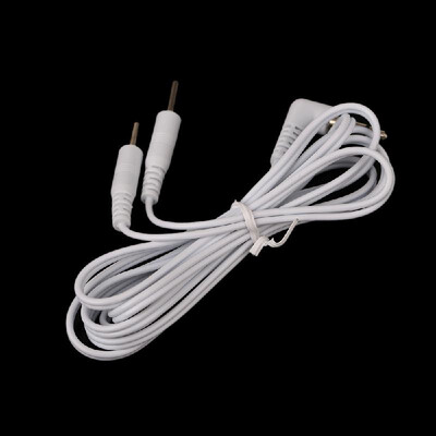 

2pcsSet 2 Pins Lead Wires Connecting Cables for Digital TENS Electrode Pad Therapy Massager 35mm Plug