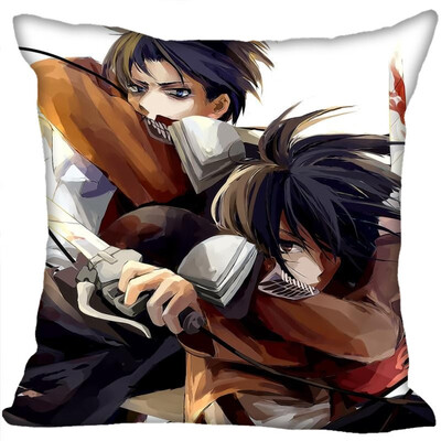 

Attack On Titan Pillow Case High Quality New Years Pillowcase Wedding Decorative Pillow Cover Gift For Children 35x35CM