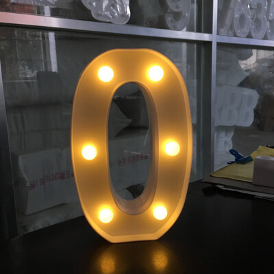 

NeillieN Twenty-six LED alphabetic lights decorative modelling lights plastic alphabetic digital night lightsDecorative lamp