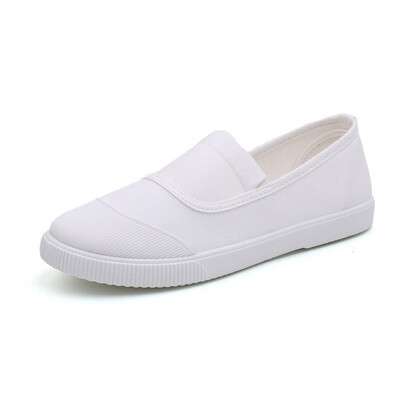 

Womens Vulcanize Shoes Light&thin Loafer Canvas Shoes Xiao Bai Shoe