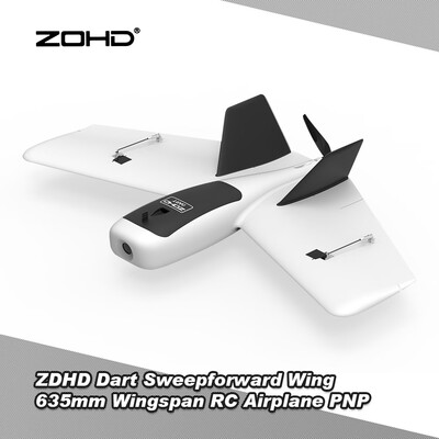 

ZDHD Dart Sweepforward Wing 635mm Wingspan FPV Drone with Gyro EPP Delta Wing RC Airplane Racing Aircraft PNP