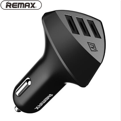 

Remax Universal Vehicle USB Car Charger Triple 3 USB 24A Port DC Car Charger Adapter Smart Charger Power Adapter