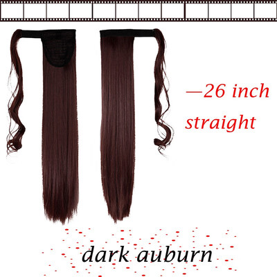 

17-23 Inch 3 Types Clip In Hair Extensions Pony Tail Wrap Around Ponytail