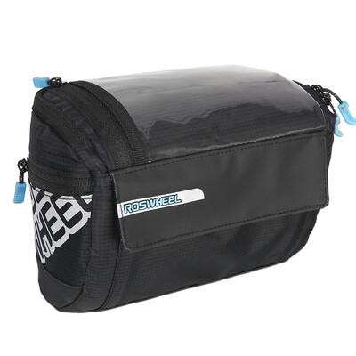 

Multifunctional Cycling Bike Bicycle Handlebar Bag Basket Bag Front Tube Pocket Outdoor Sports Shoulder Pack