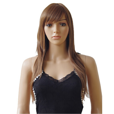 

19" Straight Halloween Multi-Color Cosplay Wig Party Wiglight brown
