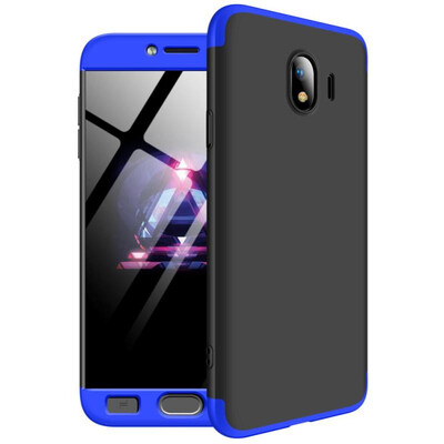 

MOONCASE Samsung J4 2018 three-section all-inclusive shield - black blue