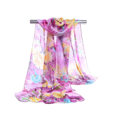 

Peony flower sunscreen shawl scarf silk scarf Decorative scarves holiday gifts