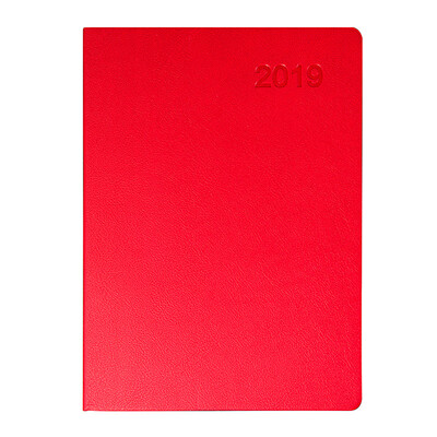 

Jinlongxing Glosen 2019 efficiency this schedule this plan notebook A5 business notebook thick calendar calendar office stationery 8267 red