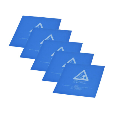 

5pcs 220 220mm Heat Bed Sticker Sheets Hot Bed Build Surface Tape 80-100℃ with Adhesive Back for 3D Printer Anet A6 A8 WanHao i3