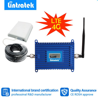 

Lintratek 4G LTE 800mhz Cell phone Signal Booster LTE 800 MHz Mobile Signal Repeater Amplifier With LCD Display for Europe