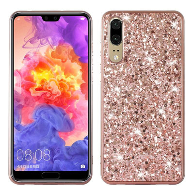 

MOONCASE Huawei P20 Pro Flash Powder TPU-Rose Gold