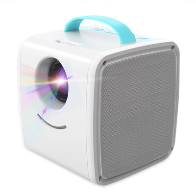 

Q2 Portable Mini LCD Projector Home Theater Dual Speakers Support Full HD 1080P