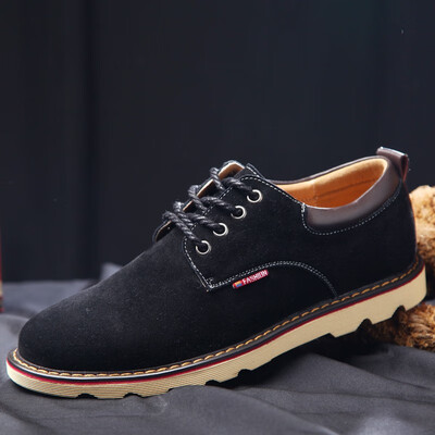 

IDIFU Mens Comfy Suede Leather Shoes