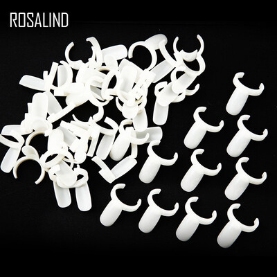 

50Pcs Acrylic Full Nail Tips Polish Gel Color Pops Display Nail Art Ring Style