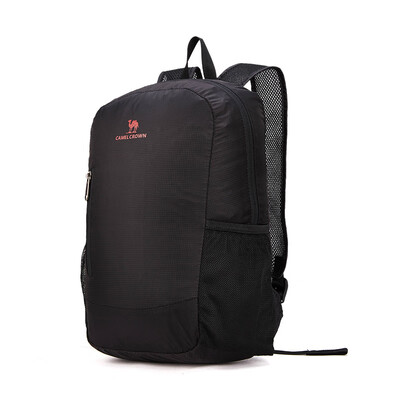 

Camel CAMEL Backpack Unisex Student Korean Lightweight Travel Outdoor Bag Fashion Trend Simple Sports Small Schoolbag C9S3B5602 Black