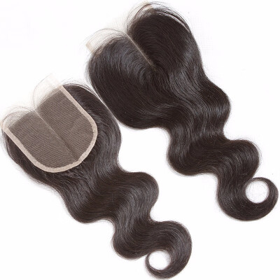 

Wig accessories human hair 4 4 lace closure full hand woven lace body wave replacement block