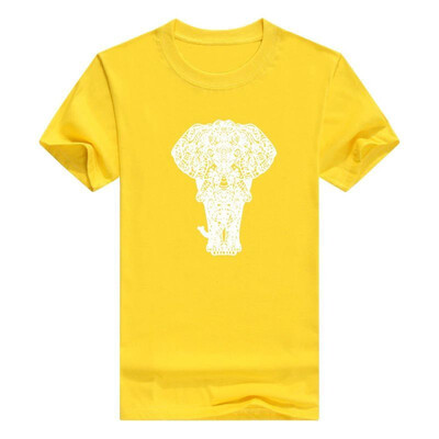 

Elephant Animal Lover Indian Aztec Mens T-Shirt Broadcloth Shirt