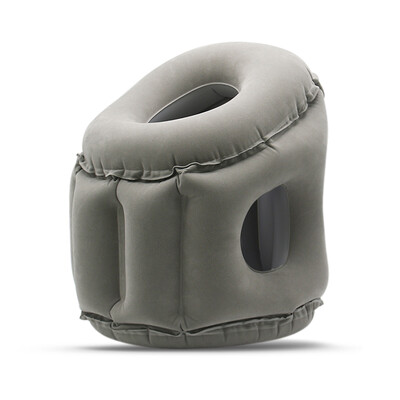 

Travel Pillow Inflatable Pillows Air Soft Cushion Trip Portable Innovative Products Blue M Push Type