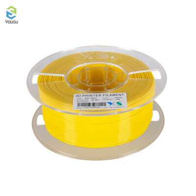 

YouSu 3D PLA Filament 175MM High Tenacity Dimensional Accuracy No Clogging Filaments Printing Consmables for 3D Printers 1KG Spo