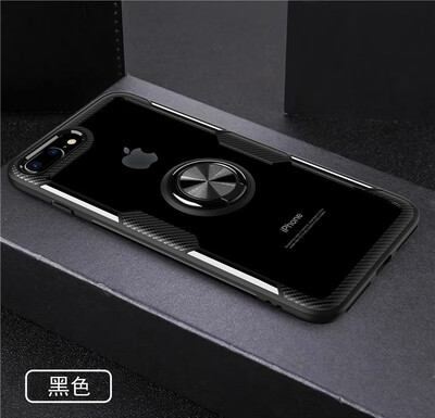 

Back Cover For iPhone 7 Plus 8 Plus Case Car Holder Stand PC TPU Ring Suction Scratchproof Bracket Made in Germany