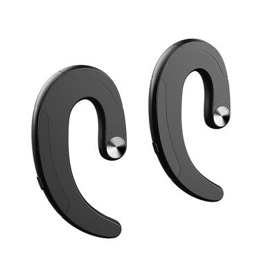

Q25C Wireless Bluetooth TWS Headphones with Mic Headsets Ear Hook Support Single Headset Working