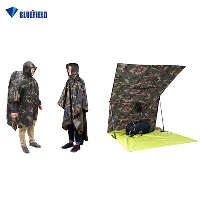 

Bluefield 3 in 1 Multifunction Outdoor Camping Packable Poncho Raincoat