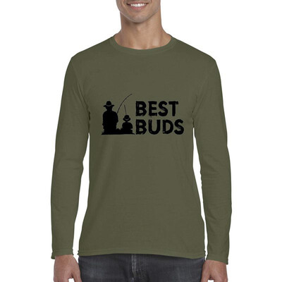 

Family Fishing Grandpa&Grandson Family Mens Long Sleeve Shirts