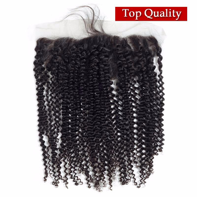 

Nami Hair Best Quality 13x4 Lace Frontal Chinese Virgin Hair Kinky Curly Ear To Ear Human Hair Closure With Baby Hair