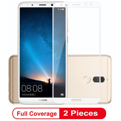 

2 Pcs- 25D 9H Premium Tempered Glass for Huawei Nova 2i Mate 10 lite Honor 9i Full Coverage Screen Protector Protective Film