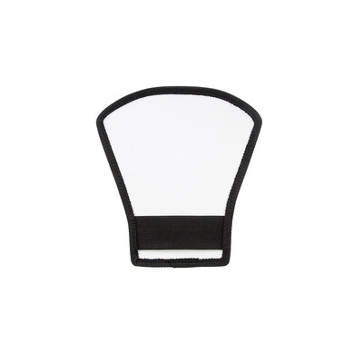 

Foldable Flash Diffuser Reflector Snoot Softbox Speedlight SilverWhite for DSLR Reflect Light Panel Bender