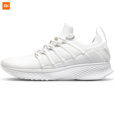 

New Xiaomi Mijia 2 Sneaker Smart Sports Uni-moulding Techinique Fishbone Lock System Elastic Knitting Vamp Shock-absorbing Sole