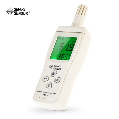 

SMART SENSOR Mini Humidity & Temperature Meter Portable Temperature Humidity Meter Thermometer Hygrometer Max Min Value LCD Displa