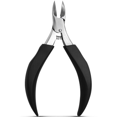

Han Kewei Kowell nail clippers dead skin pliers barbed scissors manicure pliers hand nails dead skin cut a protective beauty tools BT505 medium black