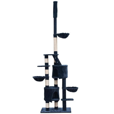 

Cat Tree Cuddles  90" - 102" Dark Blue Plush