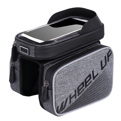 

Cycling Bicycle Bike Front Tube Top Bag Smartphone Bag Bike Front Frame Bag Pannier Pack Bag 62" Phone Holder